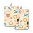 thumbnail image 7 of Yayeee Pot Holders Kitchen Heat Resistant with Pocket 7"x9.8" Cotton Oven Cooking Hot Pads, Beach Pattern, 7 of 7