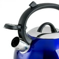 thumbnail image 2 of Mr. Coffee Flintshire 1.75 Quart Whistling Stovetop Tea Kettle in Blue, 2 of 4