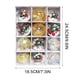 thumbnail image 4 of pstuiky 12 adornos navideños de bolas para decorar el árbol de Navidad. Adornos navideños de varios estilos para fiestas. Bolas de plástico para decorar árboles de Navidad., 4 of 4