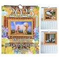 thumbnail image 2 of Oferta por tiempo limitado!Calendario de escritorio 2025,12 calendario de pared mensual con patrones variados, fácil de colgar, 2 of 9