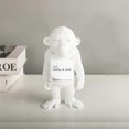 thumbnail image 3 of Animal Art Sculpture Desktop Statue Sticky Note Memo Board Black, 3 of 5