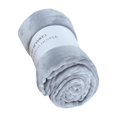 thumbnail image 2 of Cateissary Manta de franela suave y cálida para sofá cama, colcha de viaje para sofá cama Juegos de cama gris claro 70cmx100cm, 2 of 6