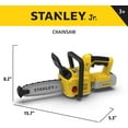 thumbnail image 3 of Stanley Jr. Battery-Operated Chainsaw – Realistic Toy Chainsaw Tool with Safe Rotating Chain & Sounds | Durable Pretend Play Chainsaw for Kids Ages 3+ | Includes Batteries, 3 of 6