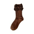 thumbnail image 6 of Onlysocks 6 Pair Womens Kint Bow Socks, Soft Breathable Crew Cotton Socks for Women, One Pair for Each Style, 6 of 8