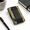 BRASS-All, variant on Slim Minimalist Front Pocket Wallet, Burnt Titanium All, RFID Protected, Compact Card Holder
