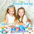 thumbnail image 3 of HopeRock 50PCS Toys for Girls 3-6 years, Princess Tea Set for Little Girls Ages 6 7 8 9+ Years, Pretend Play Toys Gift for Girls Birthday Christmas., 3 of 6