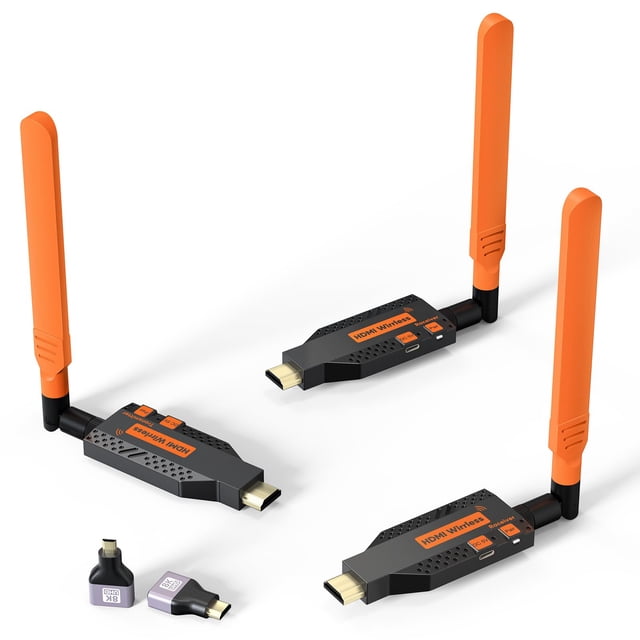 Transmisor HDMI inalámbrico y 2 receptores 1080P Coolpie
