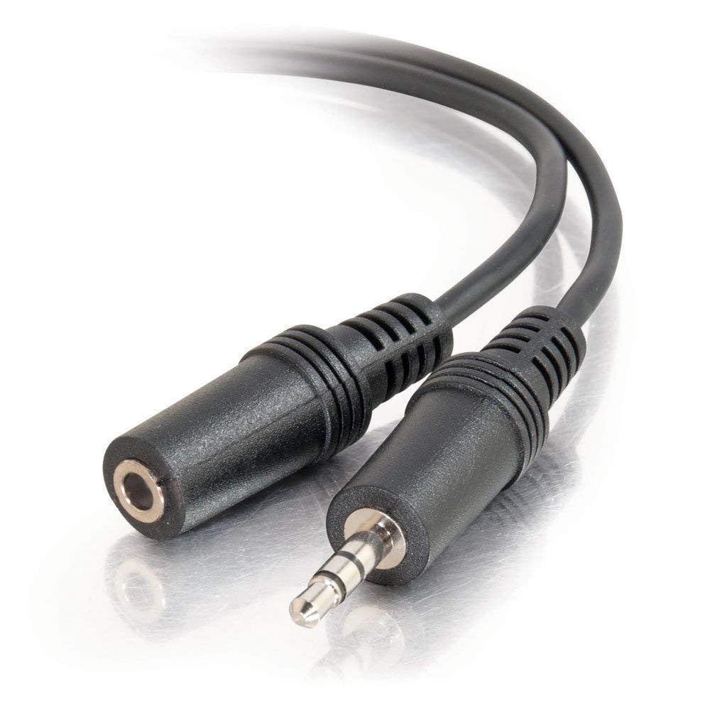 Computer Audio Extension Cable 3.5mm Stereo M-F to Extend all Headset Cord 6ft 