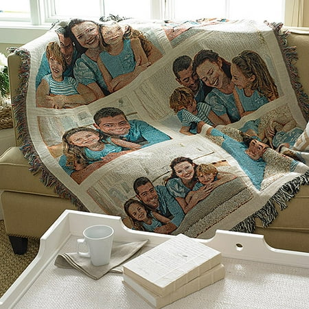 50x60 Photo Collage Woven Throw