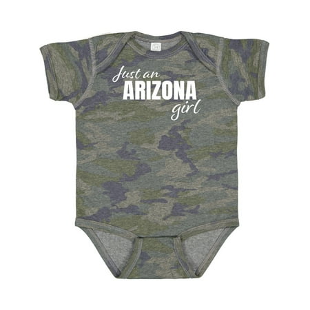 

Inktastic Just an Arizona Girl Born and Raised Gift Baby Girl Bodysuit