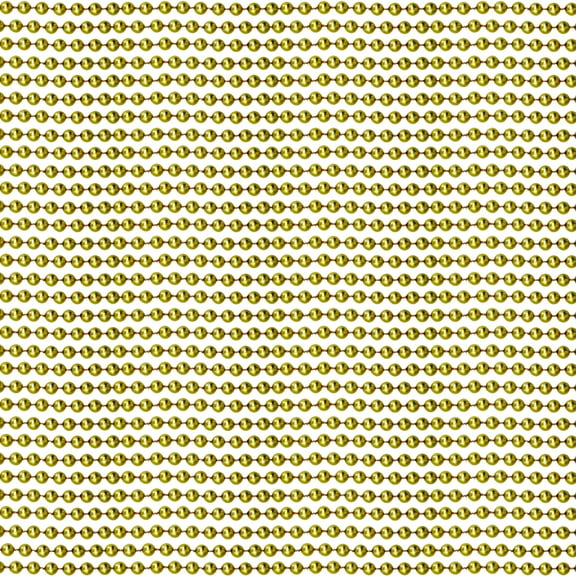 48" 8mm Round Metallic Gold Mardi Gras Beads - Dozen (12 Necklaces)