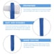 thumbnail image 3 of Cepillo de dientes universal de doble cabezal (2 unidades). Práctico cepillo para prótesis dentales. Cepillo para la zona perineal., 3 of 8