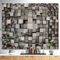 thumbnail image 2 of Design Art - Cubes Noirs et Gris, 2 of 5