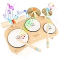 thumbnail image 1 of Juego de instrumentos musicales Vanplay Kids Drum Set para 1 a 3 años, 1 of 7
