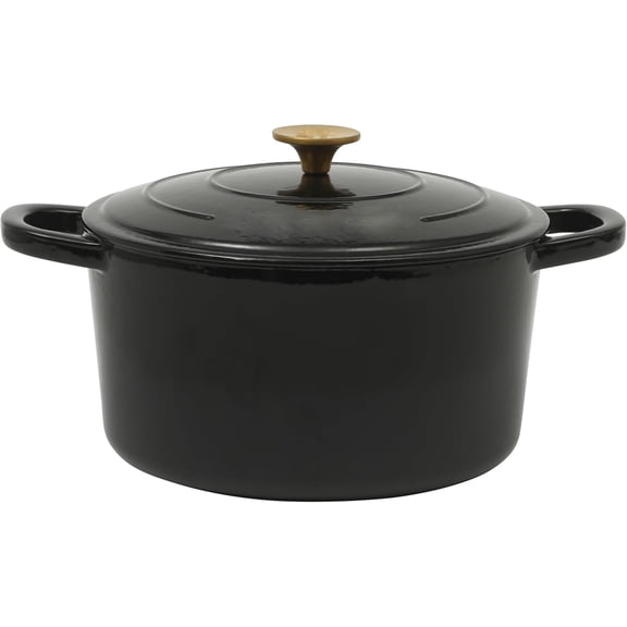 7 Quart Round Cast Iron Dutch Oven with Lid, Enameled