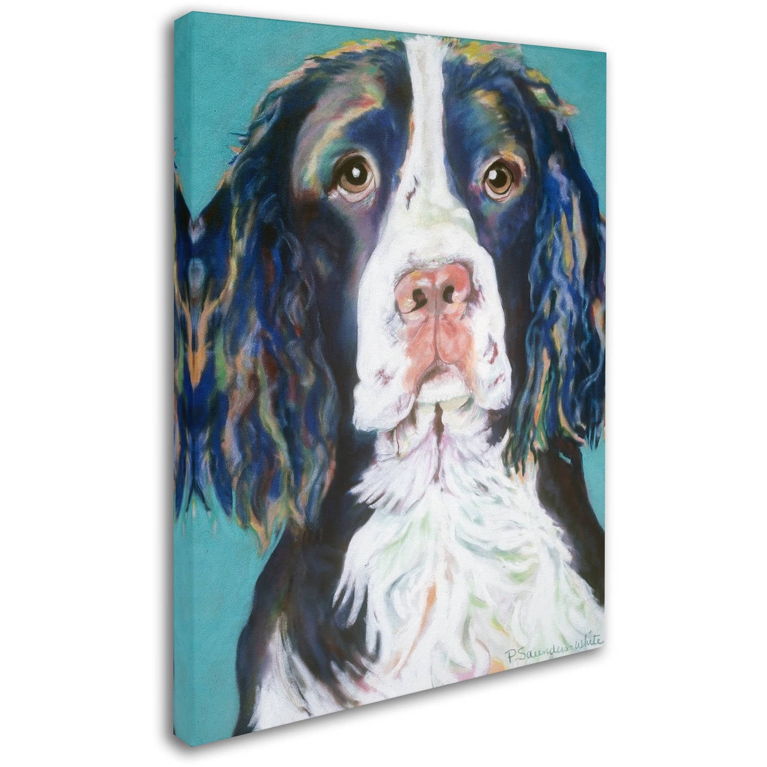 Trademark Fine Art "Dodger" Canvas Art by Pat Saunders-White