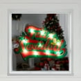 thumbnail image 4 of Northlight 18" Lighted 'Feliz Navidad' Christmas Window Silhouette, 4 of 9