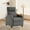 Grey, variant on YRLLENSDAN Fabric Recliner Chair for Living Room Home Theater Seating, Adjustable Single Sofa for Adults, Reading Chair with Padded Seat Backrest and Footrest, Beige