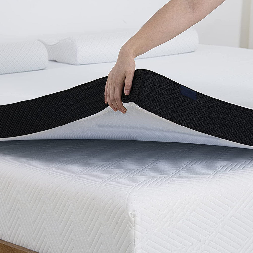 Twin Size Cooling Foam Bed Mattress Topper Soft Convoluted 2" Orthopedic NEW 