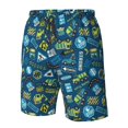 thumbnail image 4 of Pofeuu Heavy Equipment Machinery Prin Men's Swim Trunks Quick Dry Bathing Suit Swimming Board Shorts Mesh Lining Beach Swimwear-, 4 of 6