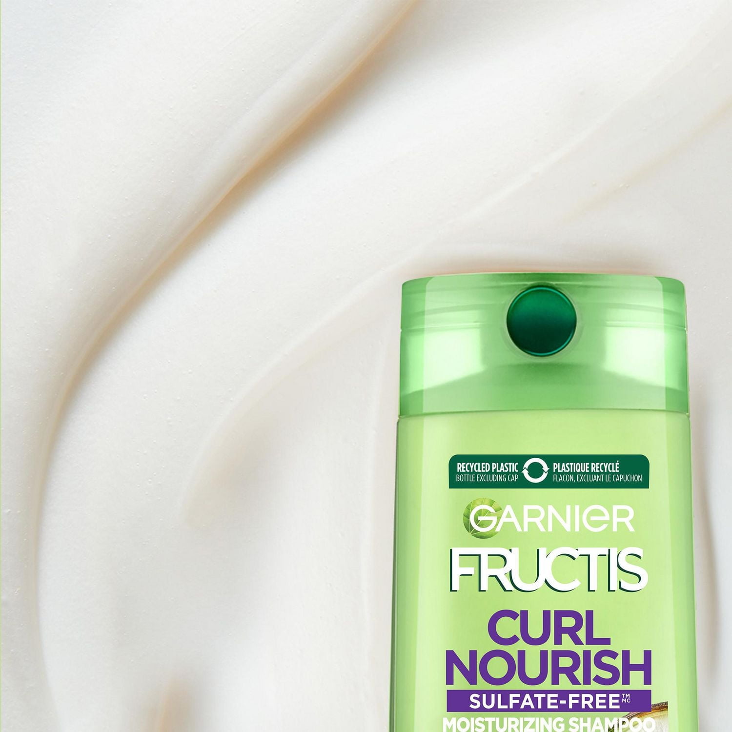 Garnier Fructis Curl Air Dry Hair Cream, Sulfate Free, Coconut Oil & Elasto-Protein, 300 mL