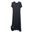 thumbnail image 3 of Endives Nightgown for Women Full Length Soft Breathable Crew Neck Sleepshirt for Women Sleep Dress Nightshirt Ladies Summer Pajama Dress Long Dress Causal Nightwear Dark Gray XL, 3 of 3