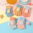 thumbnail image 5 of Winter New Thicken Winter Warm Elastic Winter Knitted Gloves Full Finger Gloves Warm Mittens Gloves Plush COLOR 4, 5 of 7