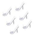 thumbnail image 1 of relayinert 6piece And Exquisite Craft No Drilling Required Towel Radiator With Easy Installation Simple Brushed Heated Towel White Bag 1Set, 1 of 6