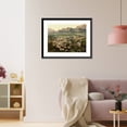 thumbnail image 3 of Historic Framed Print, Ragatz general view St. Gall Switzerland, 17-7/8" x 21-7/8", 3 of 9