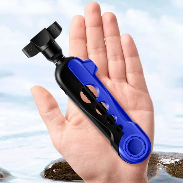 Fish Line Reel Holder Fishing Pole Abs Material Line For Easy Winding 1pc 69445 Ice Sled Tip Ups Ice Wooden Surf Rig Tackle Gear Deep Six Diver Stuff for Fresh Water Ice Stuff for Men Boy Gear Worm