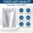 thumbnail image 5 of 50 bolsas de Mylar de 1 cuarto de galón, bolsas de Mylar para almacenamiento de alimentos, 6" x 8.5", bolsas de Mylar con cierre de cremallera para almacenamiento de alimentos a largo plazo., 5 of 5