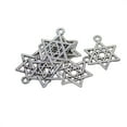 thumbnail image 3 of Colgantes de piezas BLESIY 50pcs Plata Estrella de Fabricación Colgante Charm, 3 of 8