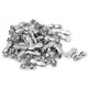 thumbnail image 1 of Abrazadera de cable de clip de 2 postes de acero inoxidable duplex 50 piezas para cable de 3 mm, 1 of 1