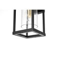 thumbnail image 4 of Elegant Lighting Zora 14 inch Outdoor Wall sconce in Black, 4 of 8
