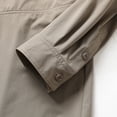 thumbnail image 6 of Men's Multi Pocket Work Cargo Long Sleeve Shirts Cooling Breathable UPF 50 Sun Protection Lapel Collar Button Up Lightweight Tactical Tops for Fishing Hiking Ranch Outdoor Work, 6 of 8