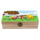 thumbnail image 1 of Batalla por la Isla de Ensueño Caja Organizadora de Madera Rústica - Caja Decorativa Multifuncional para Escritorio, Hogar, Oficina, Joyas y Manualidades, 1 of 6