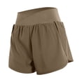 thumbnail image 5 of Women's Workout Shorts Athletic Running Shorts High Waisted Gym Shorts High Waist Yoga Shorts for Women 9 Flare Leg Yoga Pants for Short Women, 5 of 5