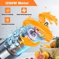 thumbnail image 6 of VAVSEA 1200W Smoothie Blender, 3 Modes Blender for Kitchen with 2x27 oz To-Go Cups & 1 Coffee Grinder, Personal Blenders for Ice Crush Frozen Drinks, Non-BPA, 6 of 8