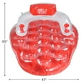 thumbnail image 4 of Pool Central 65" Inflatable 1-Person Strawberry Shaped Swimming Pool Water Lounge - Red/White, 4 of 6