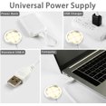 thumbnail image 2 of Lumière d'Armoire LED Ultra-Mince Alimentée par USB 5V 5W en Plastique Blanc - Design Rond 8cm, Composant d'Impression 3D Basse Tension, Downlight Compact pour Usage Intérieur (Comprend 1 Lampe LED, Autres Articles Non Inclus), 2 of 6