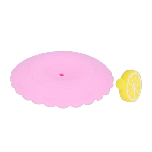 CHICIRIS Silicone Cup Cover,Cup Lid,Silicone Lid Dustproof and Heat Resistant Hot and Cold Beverage Cup Cover for Kitchen Home