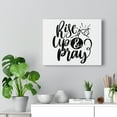 thumbnail image 6 of Scripture Walls  Rise Up & Pray Bible Verse Canvas Christian Wall Art Ready to Hang Unframed, 6 of 16