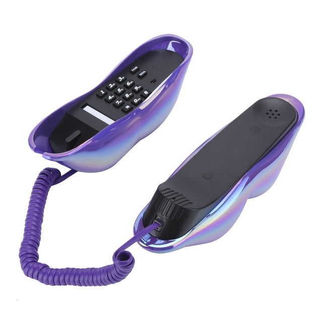 FAGINEY Bright Colors Fashionable Telephone, Electroplating Telephone, For Office Home