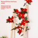 thumbnail image 4 of Cateissary navideñas, lámpara de ventana de pared IP54, plantas temáticas de vacaciones, iluminación decorativa, arte DIY, funciona con Kits de decoración para fiestas Cateissary HA072144-01, 4 of 6