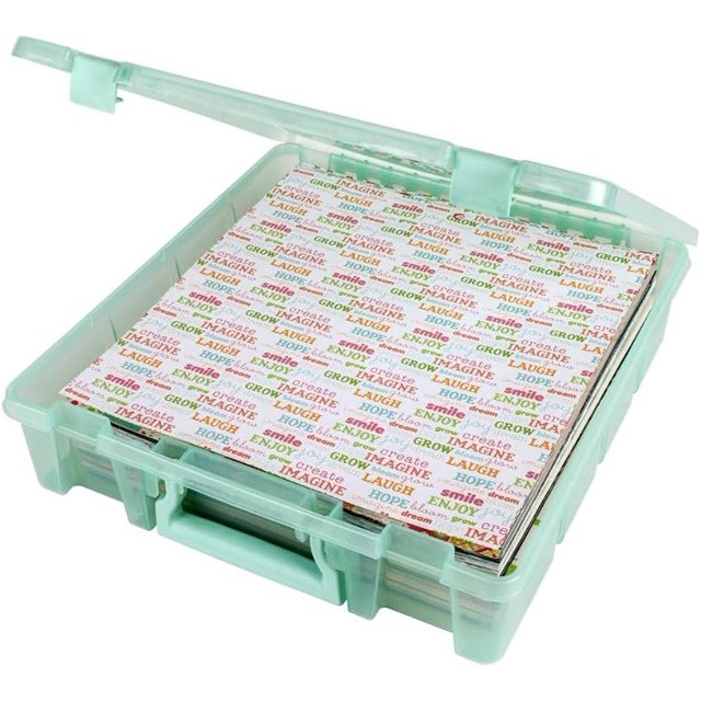Super Satchel -Compartment Box- Plastic Art and Craft Supply Storage Container AB unit