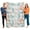 Multicolor, variant on Flannel Throw Blanket for Couch Sofa Bed, Summer Green Seahorse Coral Shell Soft Cozy Warm Fuzzy Blanket 40x50in