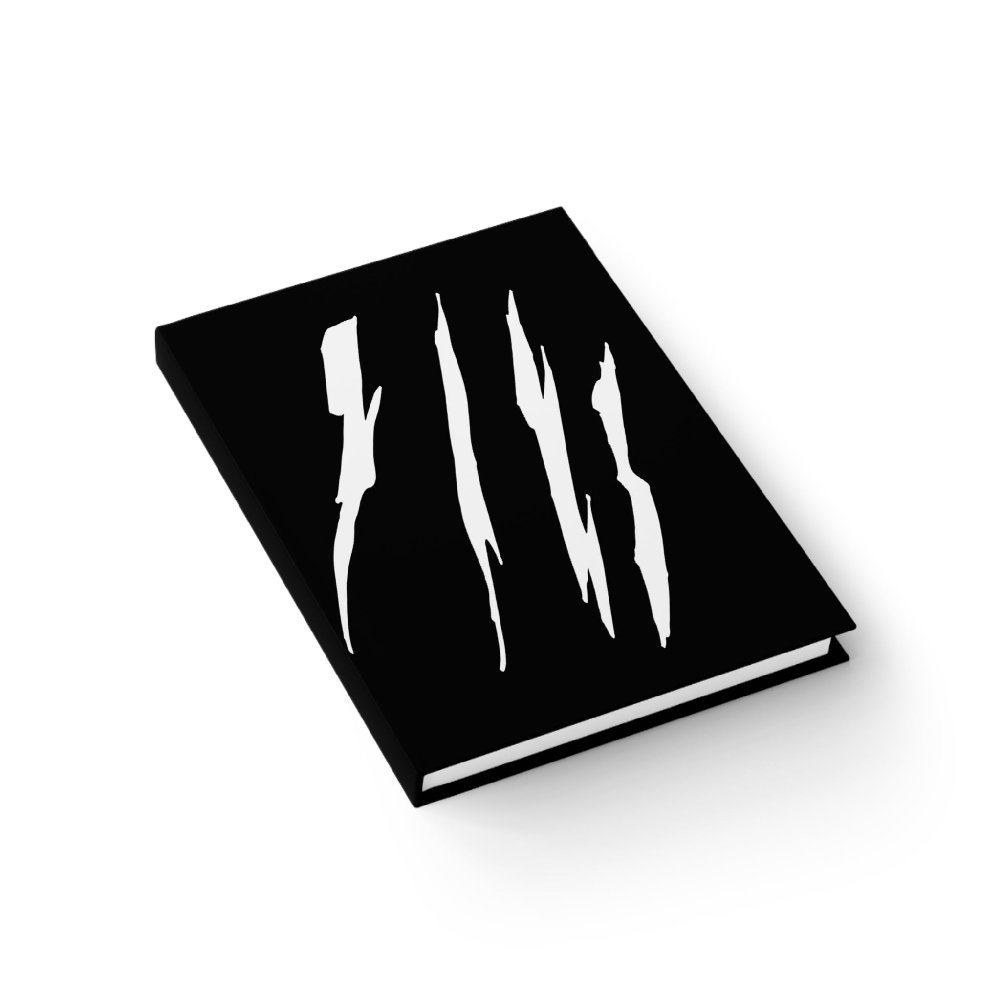 Effete Feline Claw Marks Scratch Journal - Blank