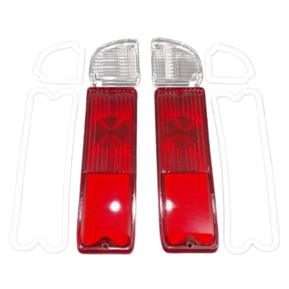 Tail Light & Reverse Light Lens W/ Gaskets For Chevy Pickup Truck 1967-1972
