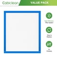 thumbnail image 2 of Cabiclean 2 Packs AF-10FL True HEPA Replacement Filters for HoMedics AF-10 AP-15 AF-10FL Air Purifiers, 2 of 5