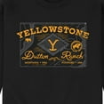 thumbnail image 3 of Yellowstone - Dutton Ranch Badge - Men's Crew Neck Fleece Pullover, 3 of 6